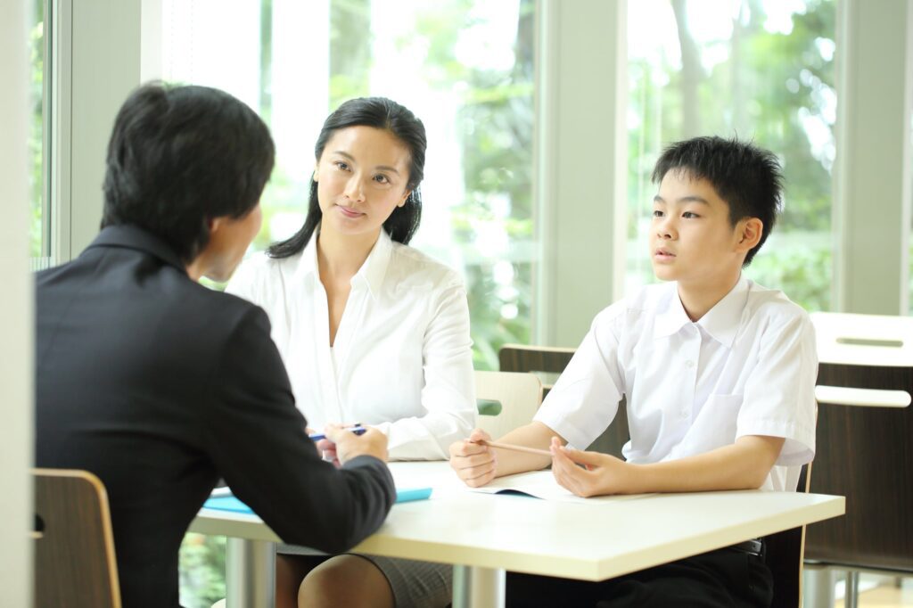 学校との面談イメージ